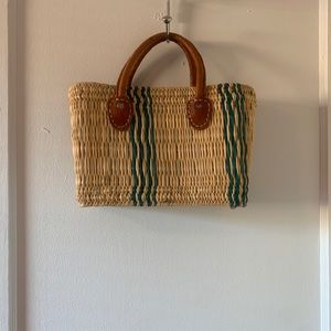 Straw handbag